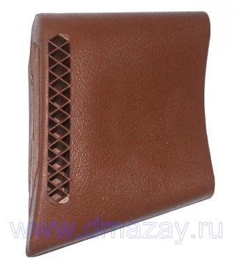 Амортизатор (затыльник) съемный для приклада Pachmayr® Slip-On Recoil Pad Medium Brown # 20223 средний коричневый